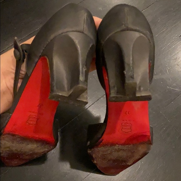 Christian louboutin dark grey heels - Picture 5 of 6